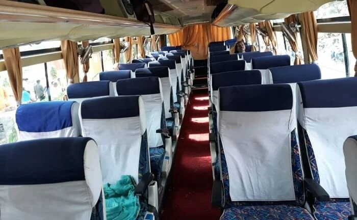 21 seater bus on rent